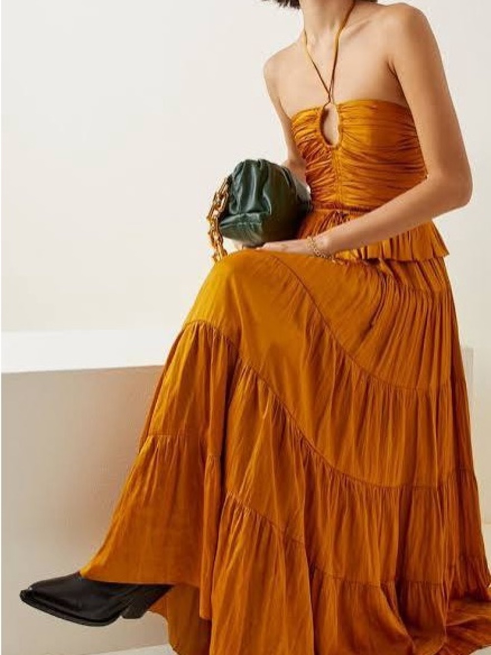 (NWT) Ulla Johnson Evanthe Dress - goldenrod